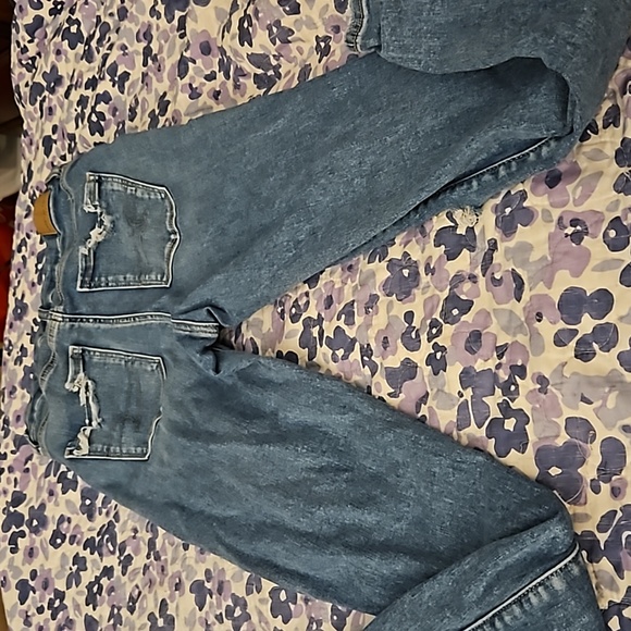 American Eagle Woman's Ripped Skinny Jeans, Size 4 - Picture 2 of 4